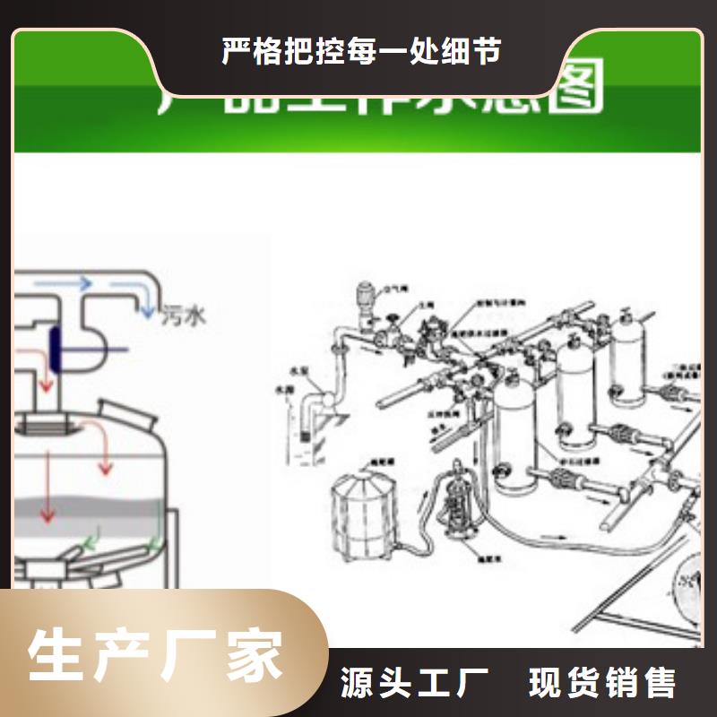 浅层砂过滤器螺旋微泡除污器来图定制