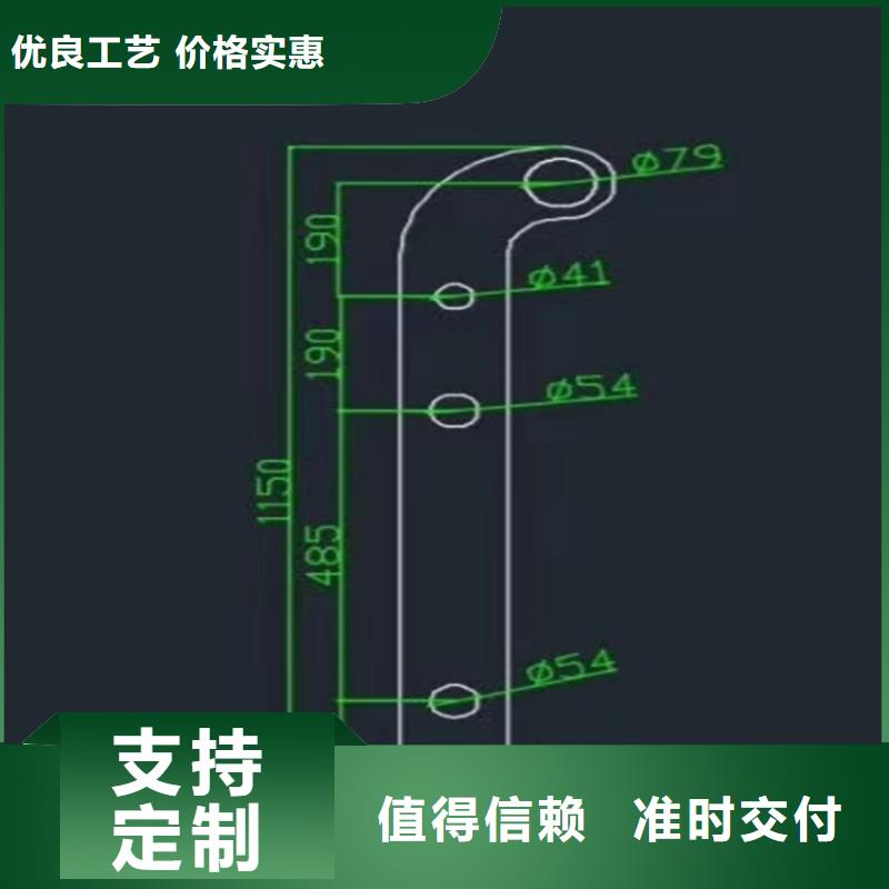 【护栏【热镀锌立柱】来图定制】