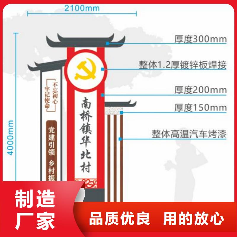 户外仿古村牌烤漆导视牌价格